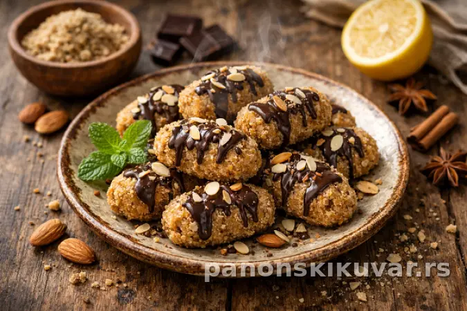 KROMPIRIĆI SA BADEMOM I ČOKOLADOM