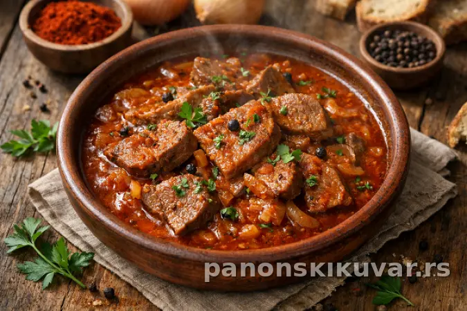 GULAŠ OD JUNEĆEG JEZIKA