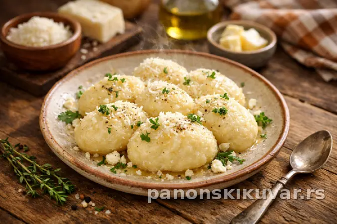 KNEDLE OD GRIZA SA PARMEZANOM