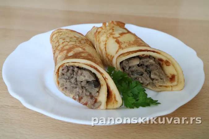 PALAČINKE SA PEČURKAMA