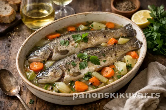 PASTRMKA U BELOM VINU