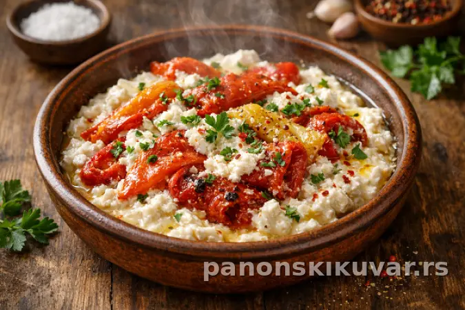 PEČENA PAPRIKA U SIRU