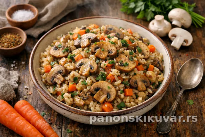 PEČURKE SA PIRINČOM
