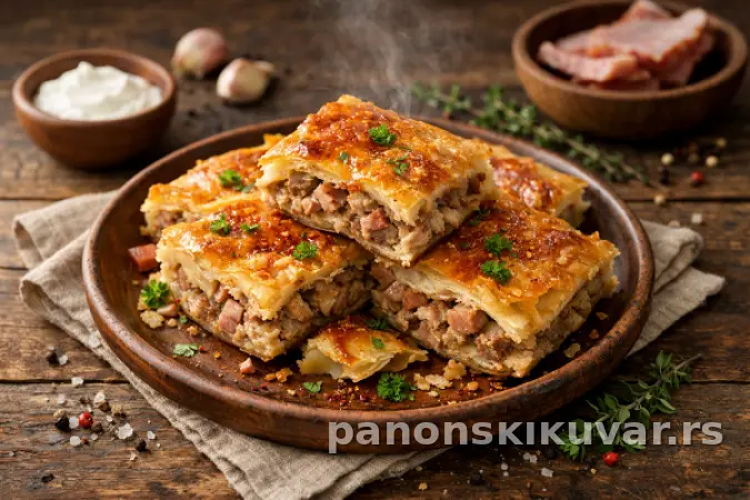 PITA SA SVINJSKIM MESOM