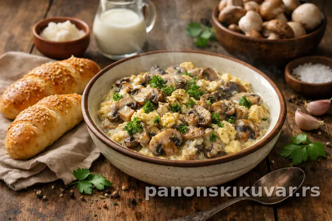 PREDJELO OD PEČURAKA SA PAVLAKOM
