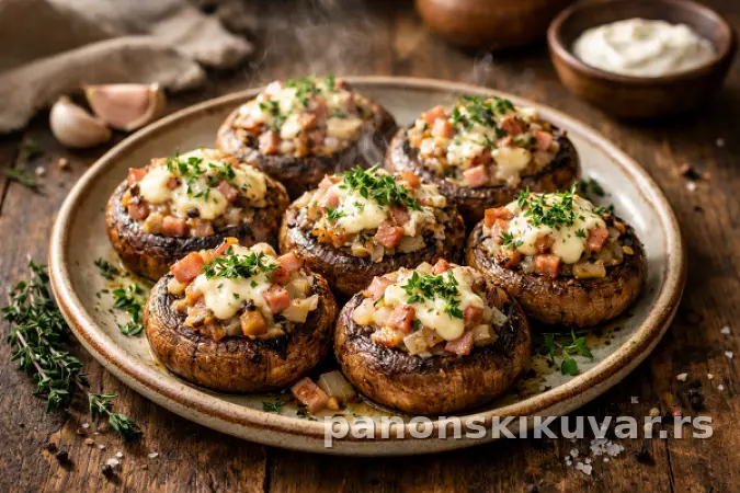 PUNJENE PEČURKE GOURMET