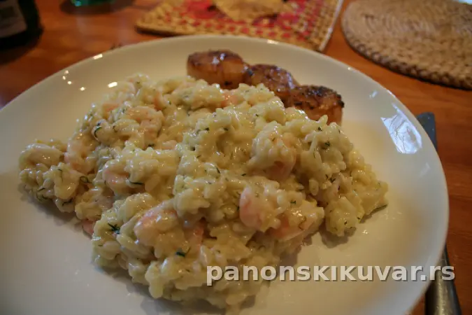 RIŽOTO SA ŠKAMPIMA