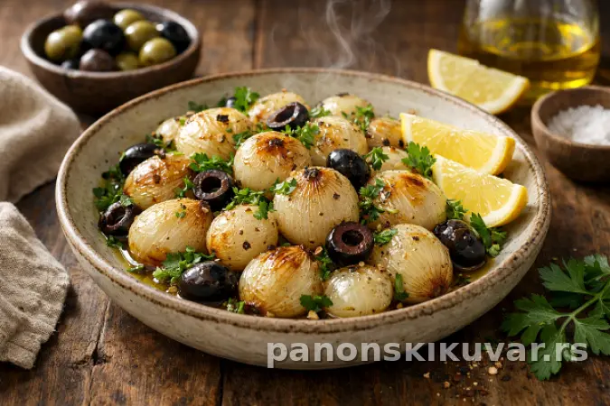 SALATA OD PEČENOG LUKA