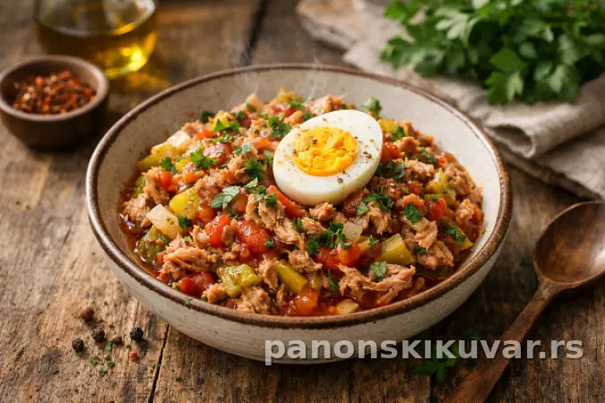 SALATA OD RIBE SA KISELOM PAPRIKOM