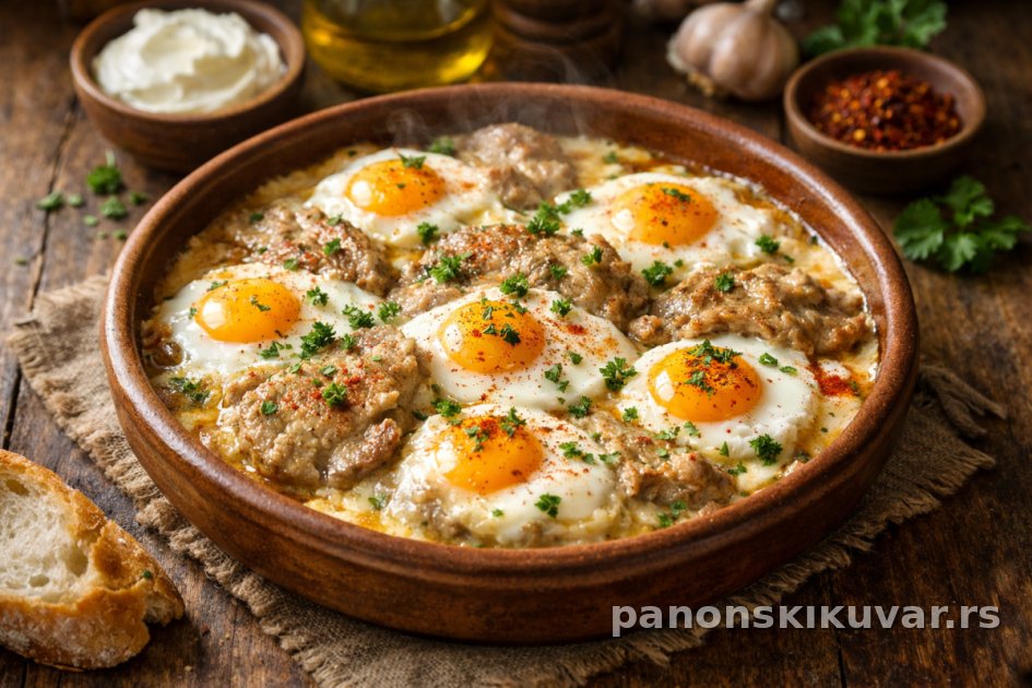 Teleće šnicle sa jajima – pečene u pavlaci | Panonski Kuvar | Panonski ...