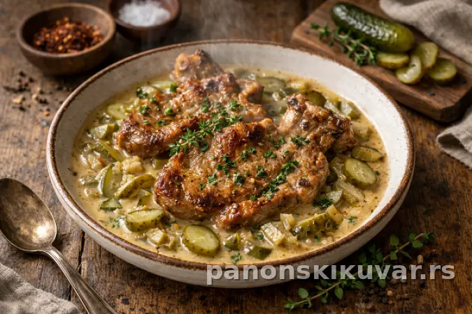 TELEĆI KOTLETI U UMAKU OD KRASTAVACA