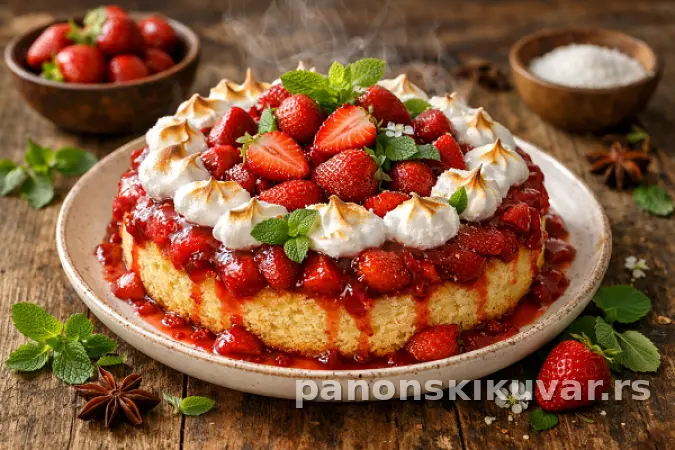 TORTA SA SOKOM OD JAGODA
